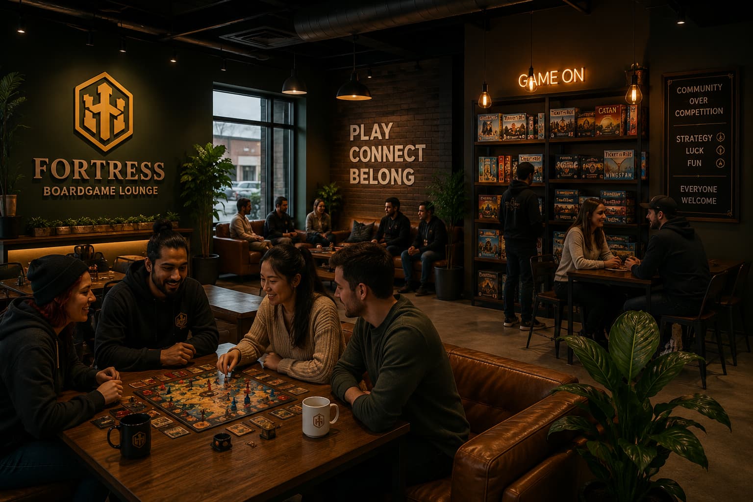 Community at Fortress Boardgame Lounge